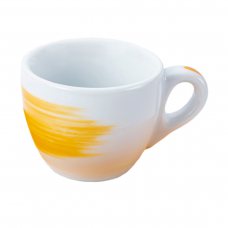 Чашка espresso 75 мл Yellow stroke B «Verona Millecolori Hand Painted Brush stroke B Yellow wi