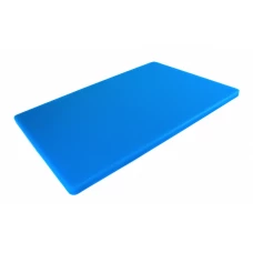Разделочная доска LDPE 600×400 мм синяя двусторонняя - One Chef