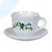 Чашка з квітами і блюдцем Люмінарк серії Cybele