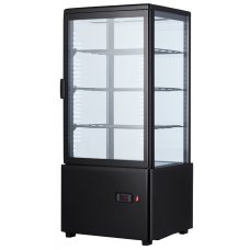 Шафа-вітрина холодильна EWT INOX RT78B black