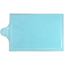 Фарфоровое блюдо для подачи Turquoise | 34х27 см Фарфоровое блюдо для подачи Turquoise | 34х27 см