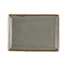 Фарфоровое блюдо для подачи Dark Grey | 27х21 см