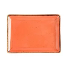 Фарфоровое блюдо для подачи Orange | 18х13 см Фарфоровое блюдо для подачи Orange | 18х13 см