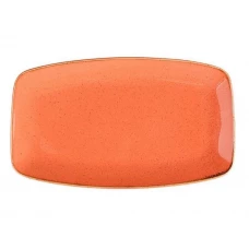 Фарфоровая тарелка «Orange» | 31х18 см Porland 118331/O Фарфоровая тарелка «Orange» | 31х18 см Porland 118331/O