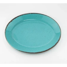 Порцелянова тарілка «Turquoise» | 24 см