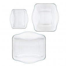 Набор стеклянных тарелок «you&me» 6 предметов — Bormioli Rocco 352210S06021990