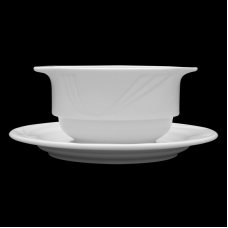 Бульонная чашка с ручками и блюдцем 300 ml/диаметр 16.5 см — арт. 0516+0515