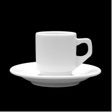 Чашка і блюдце «ewa» 70 ml/12 см Чашка і блюдце «ewa» 70 ml/12 см