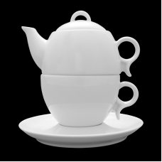 Чашка и блюдце и чайник «bola» 2 280 ml/16.5 см/300 ml — арт. 1095+1013+1096