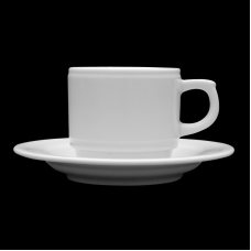 Чашка і блюдце 100 ml/діаметр 13 см — Lubiana 2480+2472