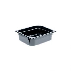 GN 1/2 100 мм чорний полікарбонатний контейнер GN 1/2 100 мм чорний полікарбонатний контейнер
