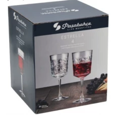 Набір бокалів для вина «Estrella» 4шт 330 мл Pasabahce 440457
