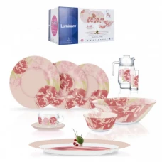 Столовый сервиз «Pastel Pink» 45 предметов Luminarc N6254