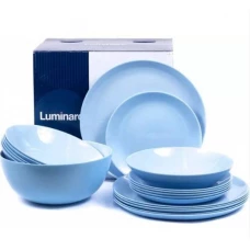 Сервиз столовый «Diwali Light Blue» 19 предметов Luminarc P2961 стеклокерамика