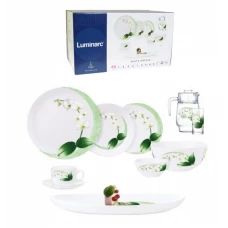 Сервиз столовый «Diwali White Orchid» 46 предметов Luminarc P7270