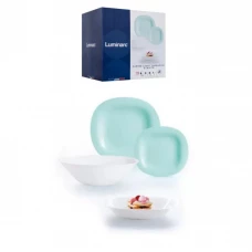 Сервиз столовый «Carine Light Turquoise&White» 19 предметов Luminarc P7627