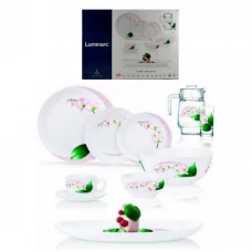 Сервиз столовый «Diwali Pink Orchid» 46 предметов Luminarc P9939