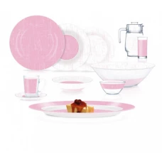 Столовий сервіз «Ambi Poppy Pink» 46 предметів Luminarc V5978