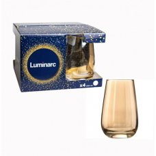 Набор стаканов «Золотой мед» 350 мл 4 шт Luminarc P9305 стекло