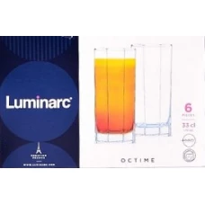 Набір склянок «Octime» 330 мл 6 шт Luminarc N0762 Набір склянок «Octime» 330 мл 6 шт Luminarc N0762
