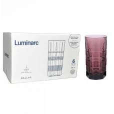 Склянка висока «Даллас Лілак» 380 мл 6 шт Luminarc P9277