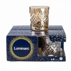Набор стаканов «Зальцбург Золотой мед» 300 мл 4 шт Luminarc P9313