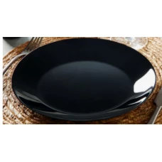 Тарілка обідня «Zelie Black» 250 мм Luminarc V3821 чорна