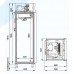 Габарити холодильної шафи з глухими дверима CV105-G